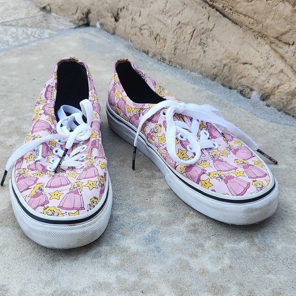 Vans x Nintendo Princess Peach Shoes - Women's 6 Mens 4.5